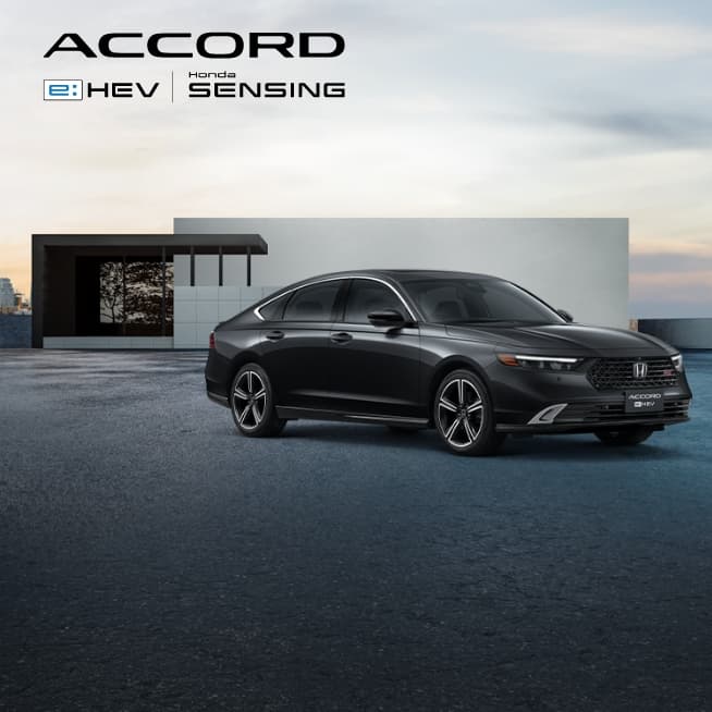 <p>ออกรถ Accord e:HEV</p><p>รับโปรผ่อนสบายๆ หรือดอกเบี้ยต่ำ</p>