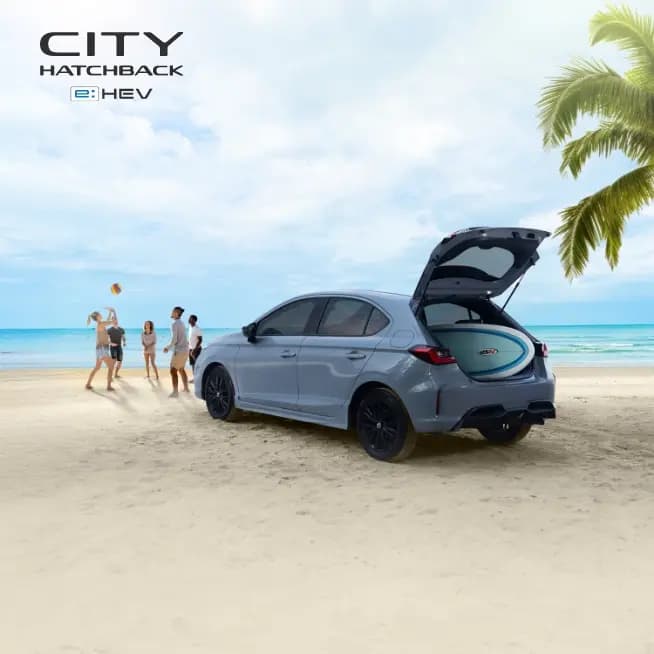 <p>ออกรถ City Hatchback e:HEV</p><p>รับโปรผ่อนสบายๆ หรือดอกเบี้ยต่ำ</p>