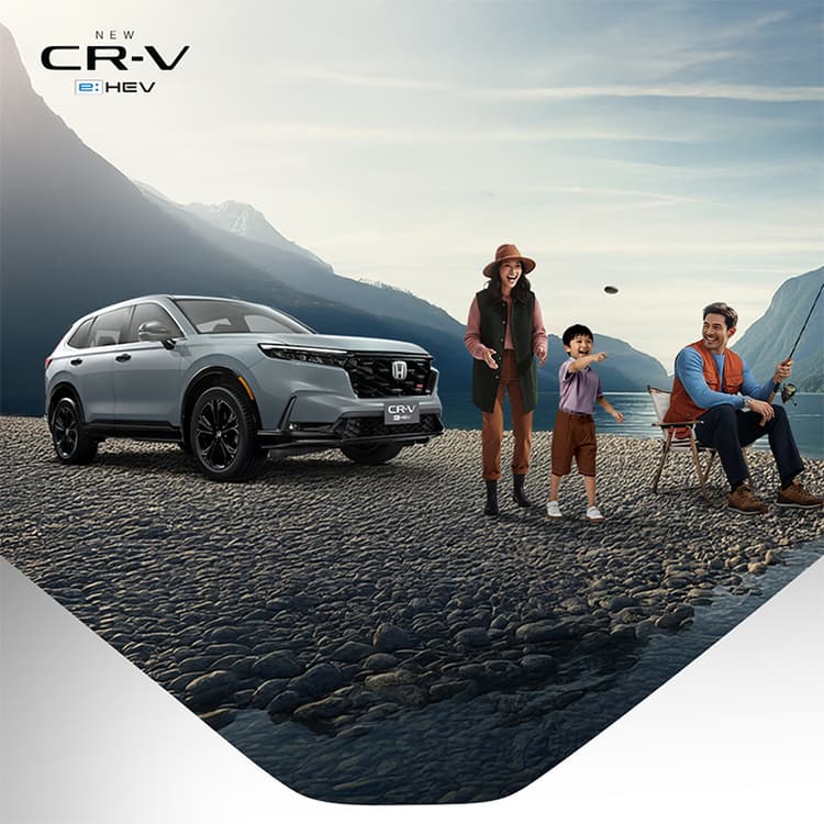 <p>คุ้มก่อนใคร! จองสิทธิ์เป็นเจ้าของ New CR-V e:HEV&nbsp;</p>
