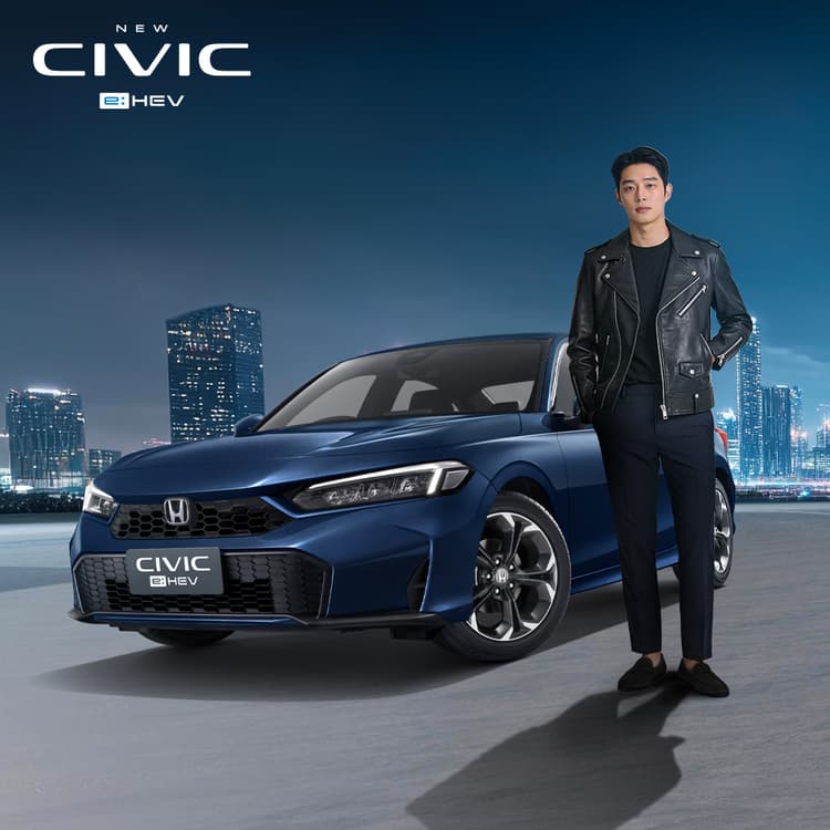 <p>New Civic e:HEV EL เกรดใหม่ คุ้มเกินต้าน รับดอกเบี้ยเริ่มต้น 1.74%* พร้อม Honda Exclusive Care 3 ปี**<br></p>