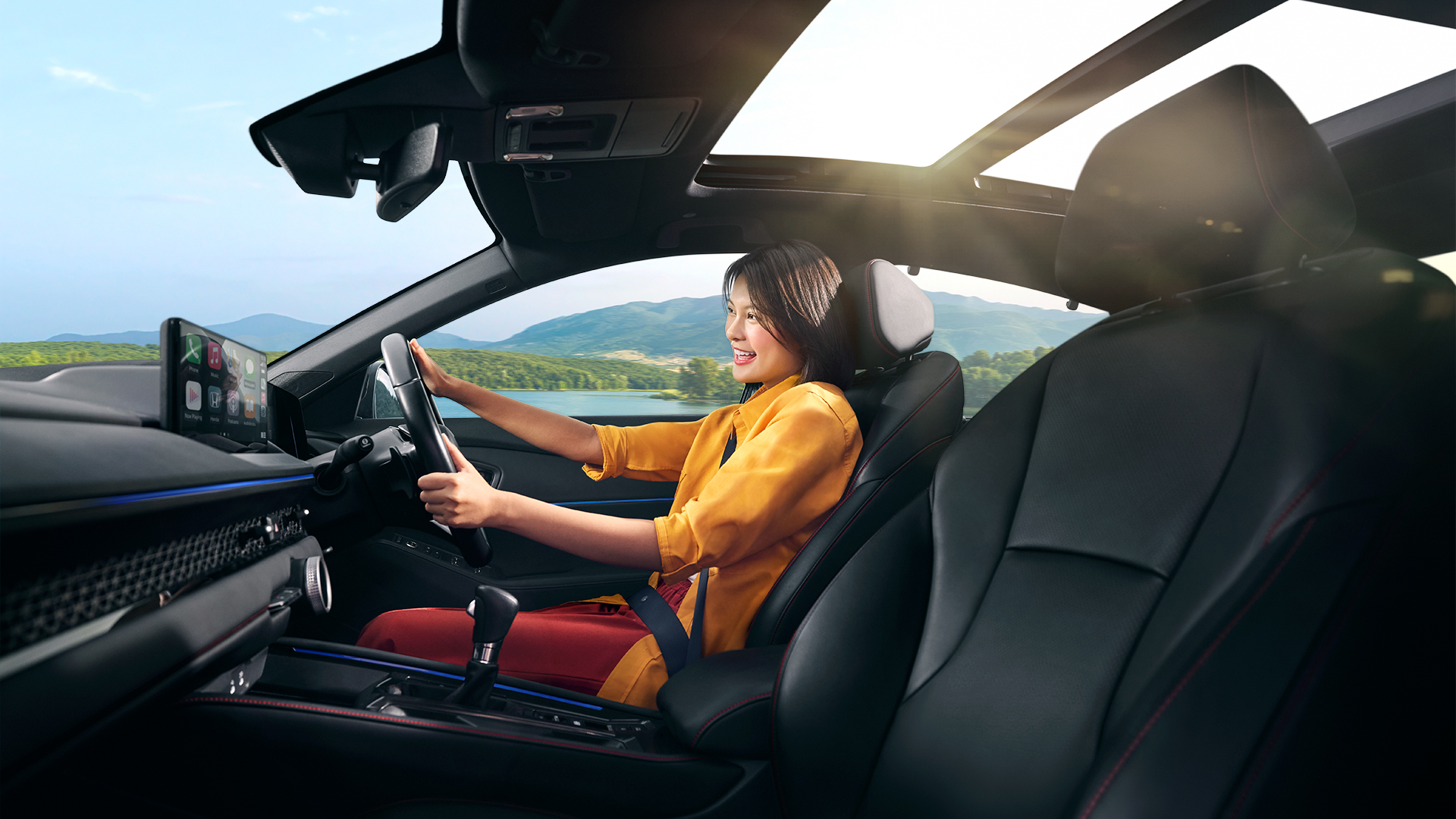 ให้คุณมั่นใจและไปได้อย่างใจอยาก
กับเทคโนโลยีความปลอดภัยอัจฉริยะ Honda SENSING พร้อมเคียงข้างคุณในทุกเส้นทาง